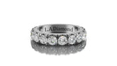 14K Gold Round Diamond Half-Eternity Wedding Band (2.50 ct)